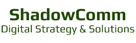 Shadowcomm logo — AvyaTech client partner for web and digital technology solutions