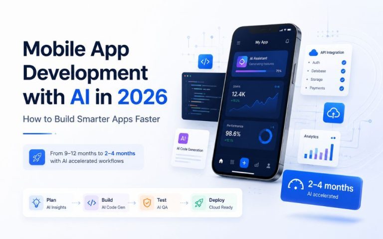 Mobile App Development with AI in 2026: How to Build Smarter Apps Faster