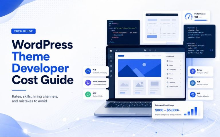 Hire a WordPress Theme Developer in 2026: Costs, Skills & What to Expect