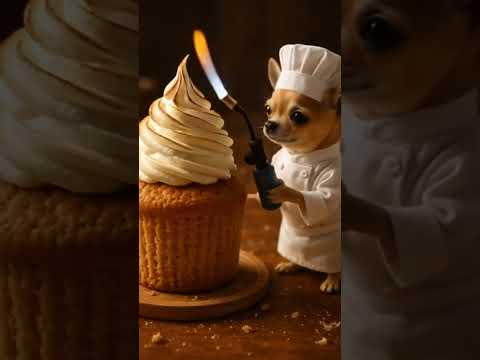 How cute dog cakes are made